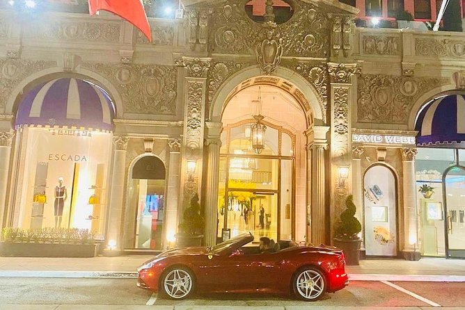 1-Hour Driving Tour from Hollywood to Beverly Hills in a Ferrari - The quick stops that make the drive feel complete