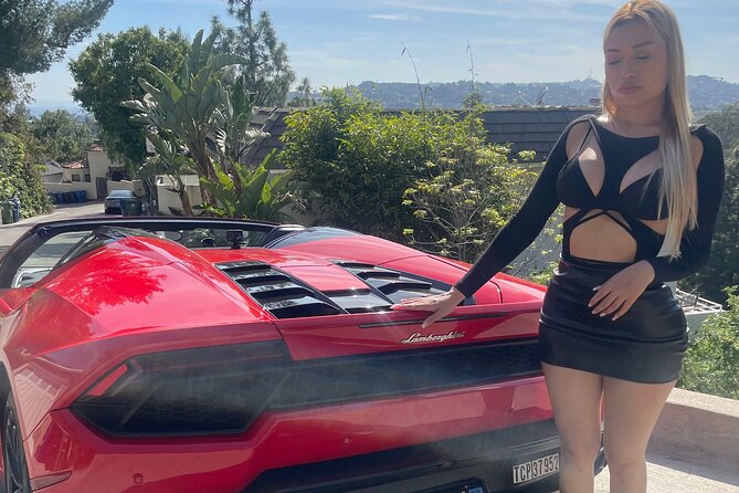 20-Minute Driving Tour: Hollywood to Sunset Blvd in a Lamborghini - Laugh Factory, Comedy Store, Chateau Marmont, and the Iron Man house drive-by