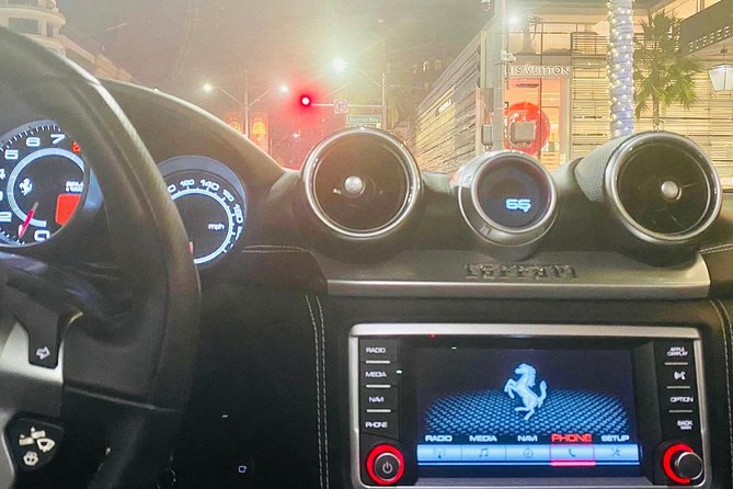 20-Minute Tour: Hollywood Blvd to Sunset Blvd in a Ferrari - Logistics that matter: driving rules, seating limits, and age