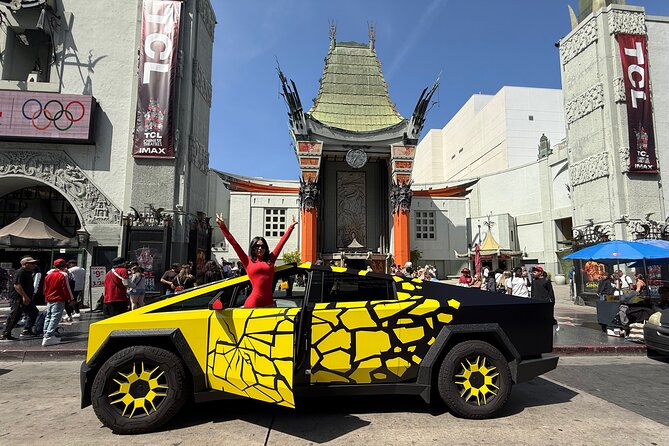 30-Minute Driving Tour: Explore Los Angeles in a Cybertruck - Stop 1: Hollywood Walk of Fame from the road