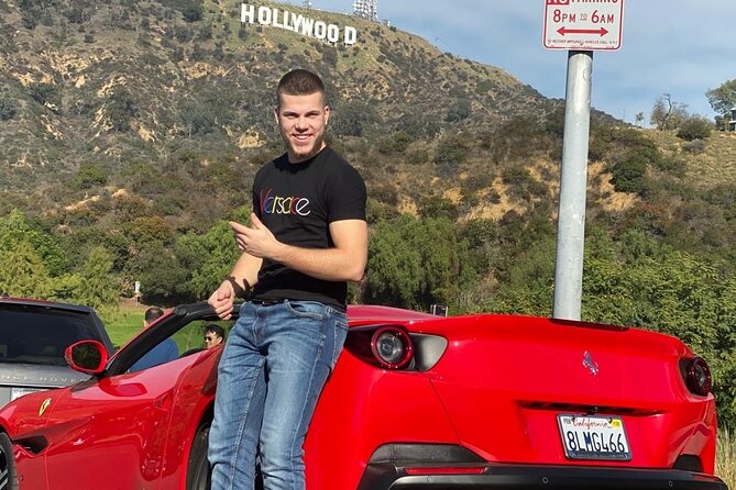 50-Minute Driving Tour: Explore Hollywood Sign in a Ferrari - Hollywood Walk of Fame to Sunset Blvd: Getting the Hollywood Layout Fast