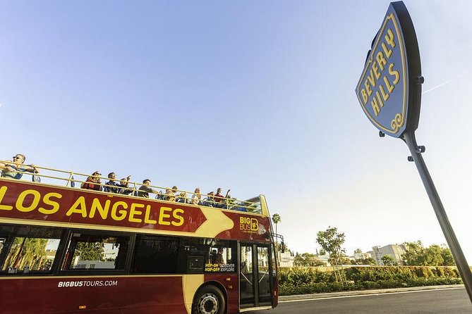 Big Bus Los Angeles: Hop-on Hop-off Sightseeing Tour - Paramount Pictures, Hollywood and Vine, and the classic night-light vibe