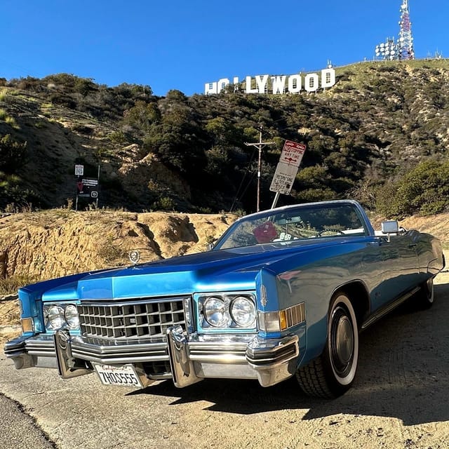 Discover LA in a 1973 Cadillac Eldorado convertible - Hollywood Walk of Fame: What You See vs. What You Understand