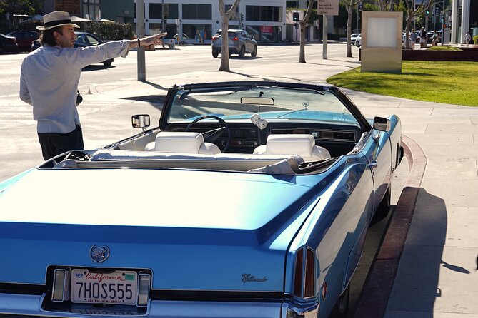Discover LA in a Classic Cadillac Eldorado - Private guide energy: Romain’s pacing and the music touch