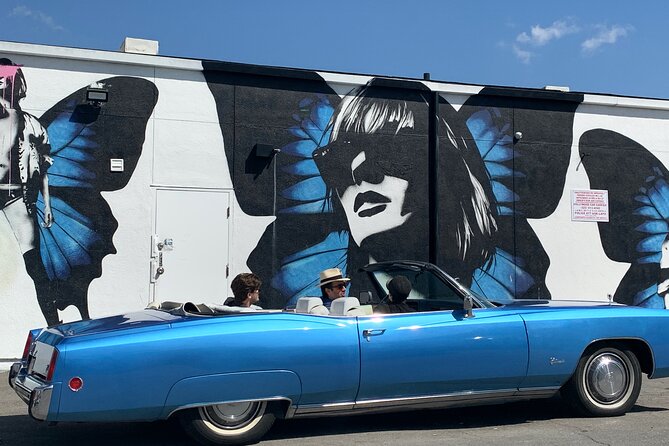 Discover LA in a Classic Cadillac Eldorado - Melrose Avenue: eclectic street art and vintage-boutique energy