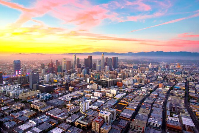 Downtown LA Lights: Your Private Sunset and Night Helicopter Tour - The vibe: private sunset helicopter views over downtown LA