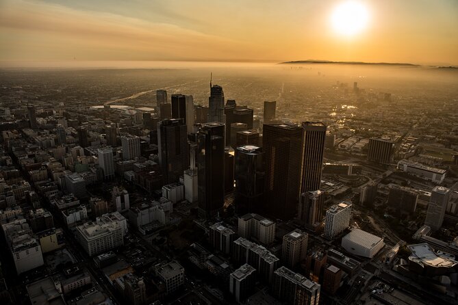 Downtown LA Lights: Your Private Sunset and Night Helicopter Tour - What it feels like onboard: headsets, live commentary, and smooth flying