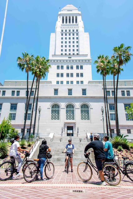 Downtown Los Angeles Bike Tour: Top 10 Destinations of DTLA - South Park and LA Live: modern Downtown at bike-lane pace