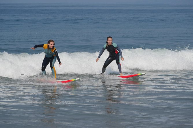 Family Surf Lesson - The Venice surf reality check: shallow water and falls