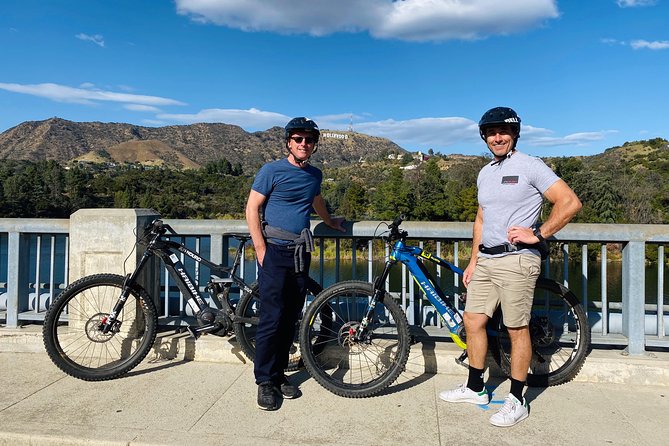 Famous Hollywood Sign Electric Mountain Bike Tour - Your ride setup: bikes, helmet, water, and the meeting point