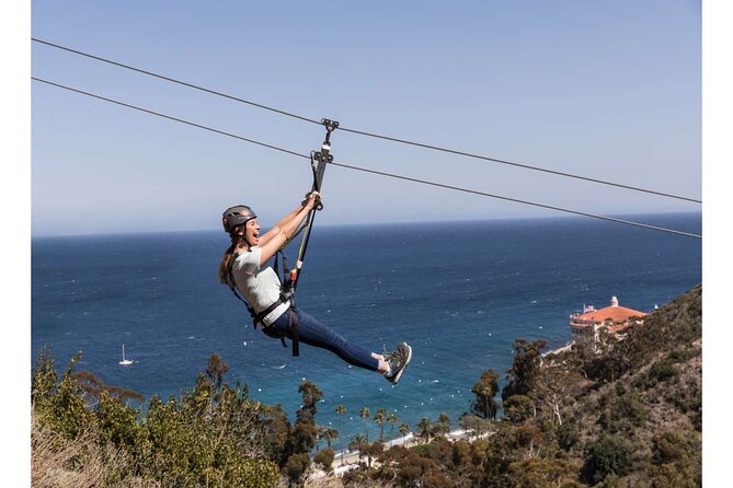 From LA: Catalina Island with Zipline Tour and Hotel Pickup - Small Group Size and Real Guide Value