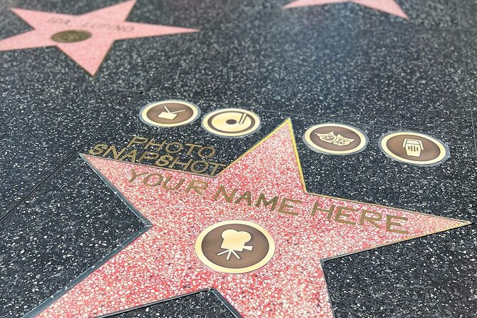 Get Your Own Star with The Walk of Fame Experience in Los Angeles - A Star-Style Photo Shoot on Hollywood Blvd
