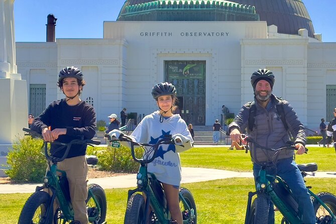 Griffith Observatory: Scott E-Bike Tours LA Private Tour - Stop 2: Hollywood Sign views, Walk of Fame stars, and the ride back