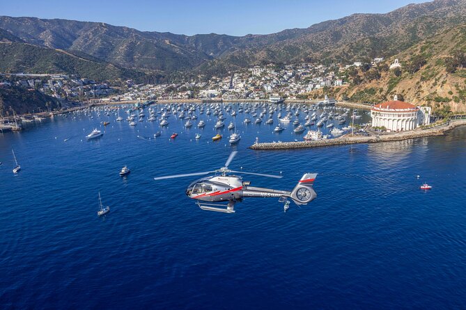 Helicopter Transfer: Long Beach to Catalina Island - From the Queen Mary Heliport to Avalon in About 20 Minutes