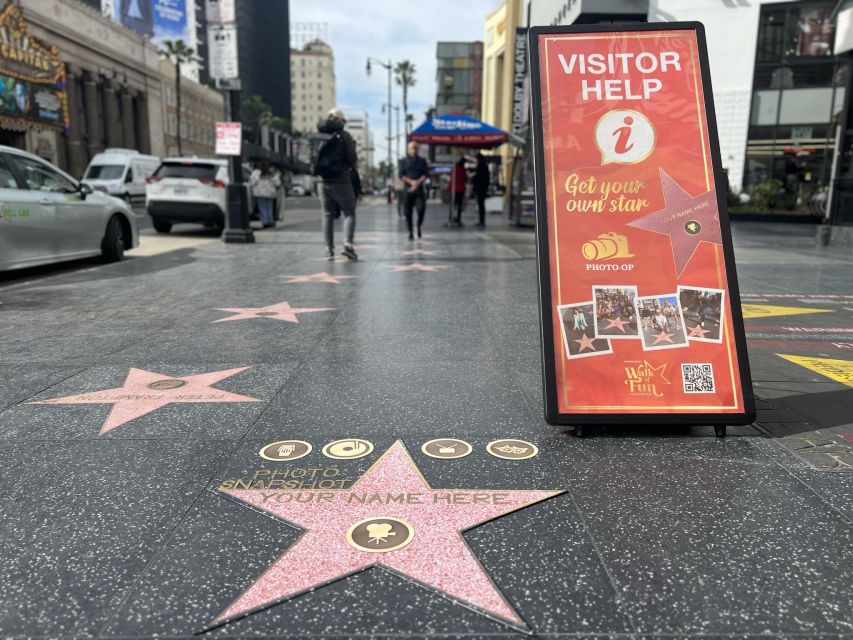Hollywood: Make Your Own Star Walk of Fame Photo Experience - Walk of Fun: Your Name on a Hollywood Boulevard Star
