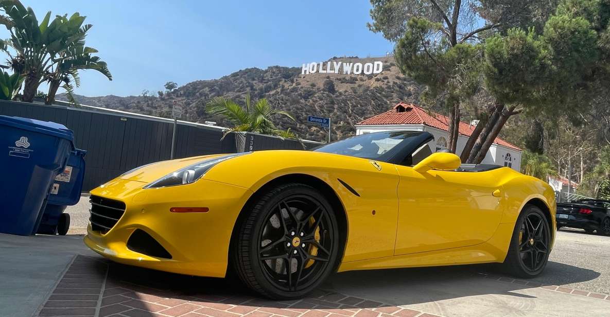 Hollywood Sign 50 Min Ferrari tour (drive or be driven) - Key highlights you’ll actually feel