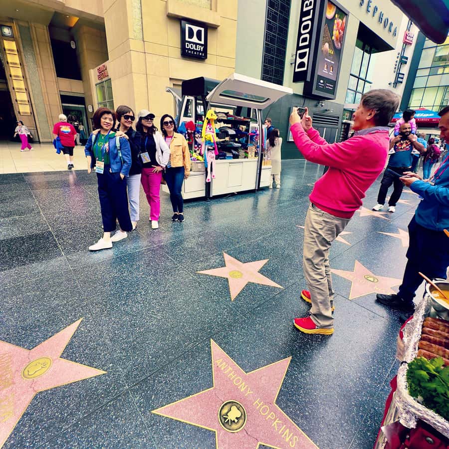 Hollywood Walking & Hiking Sunset Tour with LA Skyline Views - Dolby Theatre and TCL Chinese Theatre: where the photos get real