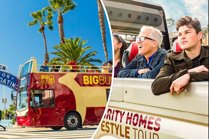 LA: Celebrity Homes and Lifestyle Tour and Hop-on Hop-off Tour - A Two-Hour Celebrity Tour Plus 48 Hours of Bus Freedom