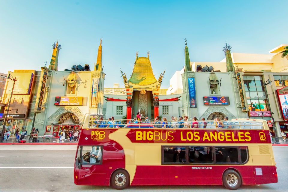 LA: Hop-on Hop-off Tour by Open-top Bus with 19 Stops - Audio earbuds and live bus tracking: making LA feel doable