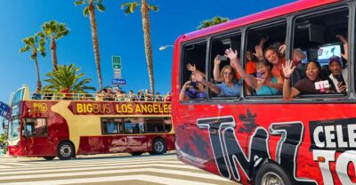 LA: TMZ Celebrity Tour & Big Bus 24-Hour Hop-on Hop-off Tour - Hard Rock Café start: the moment that sets your day up