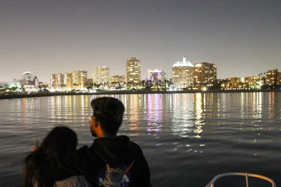 Long Beach: Private Night Yacht Cruise With City Lights - Rainbow Harbor to the Long Beach Waterline: Where the Views Start