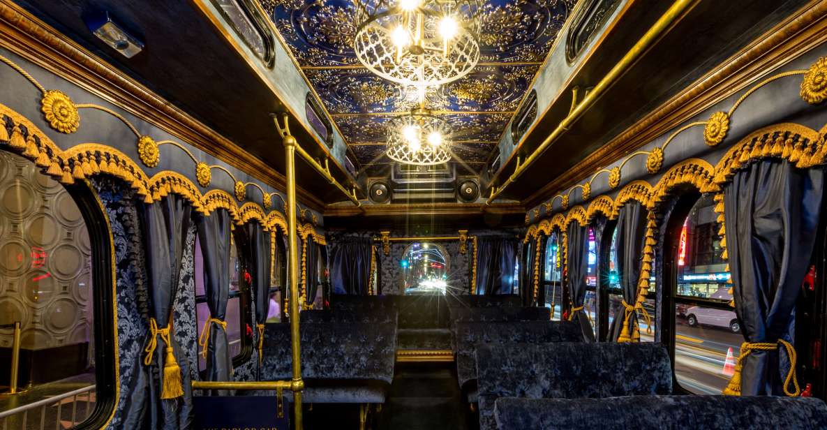 Los Angeles: #1 Trolley Bus Hollywood Sightseeing Tour - Step aboard the Parlor Car: why this trolley tour feels different