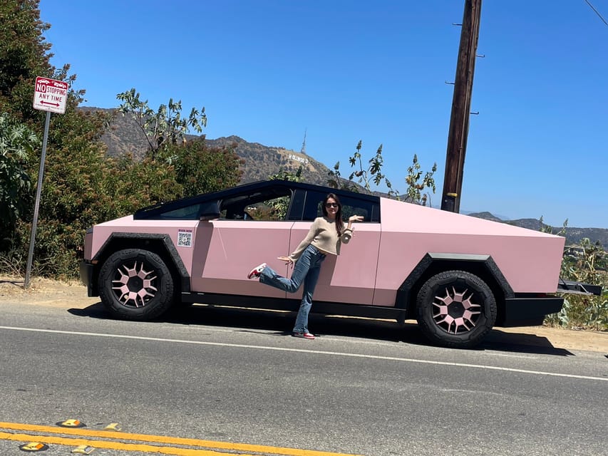 Los Angeles: 30-Minute Hollywood Sign Tesla Cyber Truck Tour - Key highlights you’ll care about
