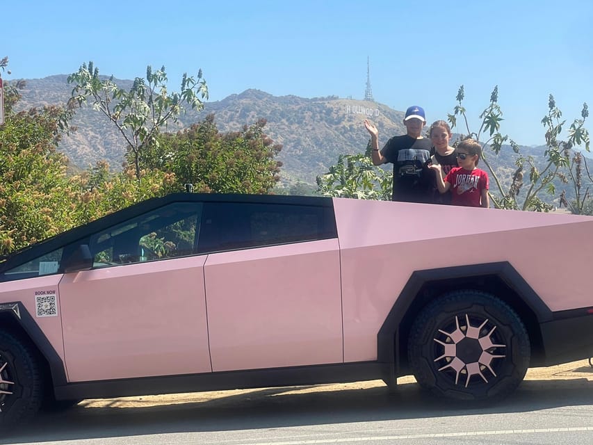 Los Angeles: 30-Minute Hollywood Sign Tesla Cyber Truck Tour - Hollywood Boulevard and the Walk of Fame: fast context before the views
