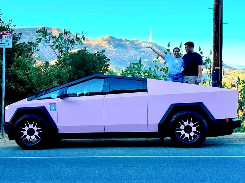Los Angeles: 30-Minute Hollywood Sign Tesla Cyber Truck Tour - Where you meet and how the tour flows through Hollywood