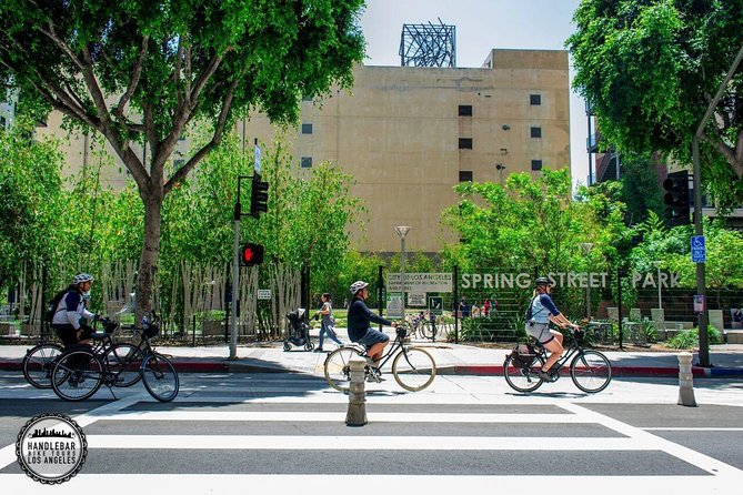Los Angeles Arts District Bike Tour - Firehouse Hotel area: where graffiti, chefs, and TV-music vibes overlap