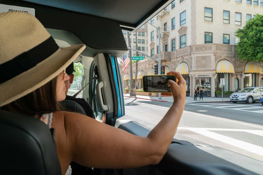 Los Angeles: Celebrity Homes and Hollywood Open-Air Bus Tour - The Hollywood Hills route: Hollywood Sign views and Mulholland Drive angles