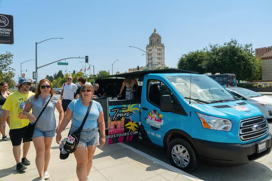 Los Angeles: Celebrity Homes and Hollywood Open-Air Bus Tour - Hollywood Walk of Fame time: iconic, but make the most of it
