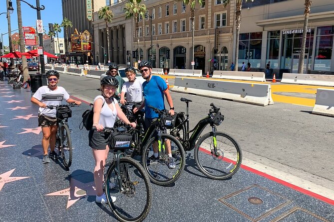 Los Angeles: Hollywood Sign Electric Bike Tour - Hollywood Boulevard: theaters, Walk of Fame views, and a little free time