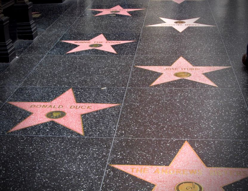 Los Angeles: Hollywood Walk of Fame Walking Tour - Hollywood sign photo op: where the bullseye moment happens