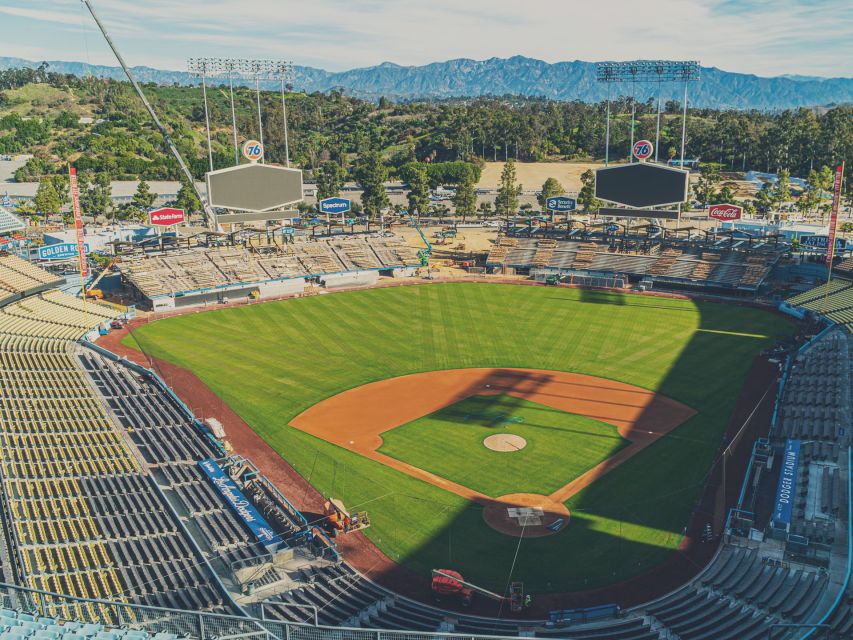 Los Angeles: LA Dodgers MLB Game Ticket at Dodger Stadium - The Stadium Experience: Architecture, Panoramas, and the Palm Tree Pavilion