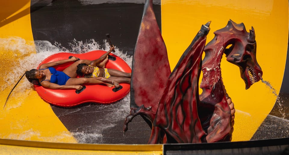 Los Angeles: Raging Waters Admission Ticket - Slides, wave pool, and playground: who this park really serves