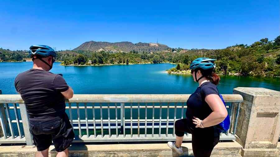 Los Angeles: Scott E-Bike Tours to the Hollywood Sign & More - The Hollywood Reservoir Stop: Where the Views Earn Their Reputation