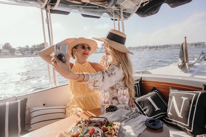 Luxury Shared E-Boat Cruise with Wine, Charcuterie & Sea Lions Spotting - Marina views up close: houseboats, yachts, and sailboats