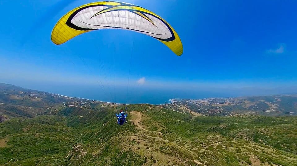 Malibu Hills to Beach: Tandem Paragliding Flight Adventure - Launch Steps: Running Into the Sky (and Learning Steering)
