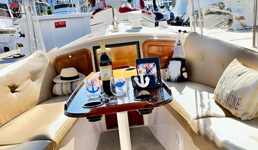 Marina Del Rey Luxury Boat Cruise Wine, Charcuterie Sealions - Captain Shaun: the difference between a ride and a story