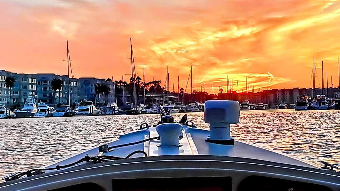 Marina Del Rey: Romantic Cruise, Dinner Charcuterie or Sushi - The Duffy electric boat: quiet, smooth, and made for conversation