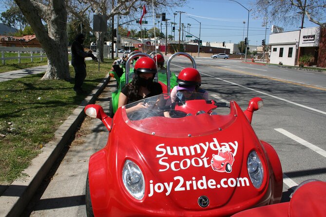 Mini-Car Sunrise Tour in Hollywood with Breakfast - Between icons: inclusion playground, LA Zoo drive-by, and Shark Tank trivia