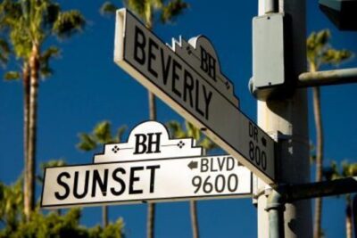 Private Ferrari California T Drive from Hollywood to Sunset Plaza - Sunset Strip route: celebrity hangouts without the long lines