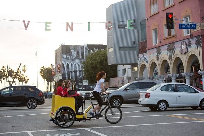 Private Rickshaw Tour of Santa Monica and Venice Beach - Santa Monica Pier: The Sign Photo and Pacific Park Vibes