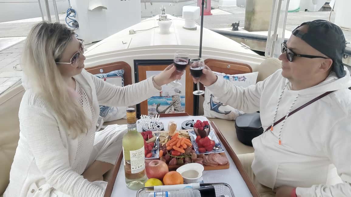 Romantic Boat Cruise with Wine & Cheese or Surprise Dinner - Wine, Cheese, and the Dinner Options That Change the Mood