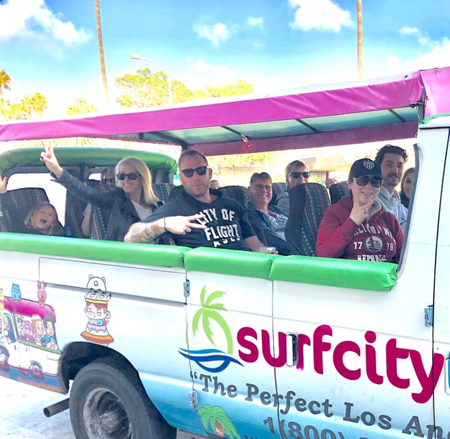 Santa Monica: Los Angeles Open-Air Van Tour with Stops - West Hollywood and the Sunset Strip: music-venue scenery with stories