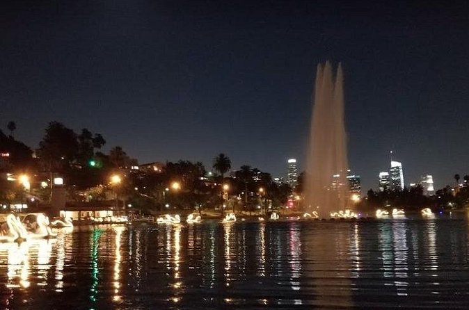 Swan Boat Night Ride at Echo Park Lake - Life vests, quick training, and how the swan boat works
