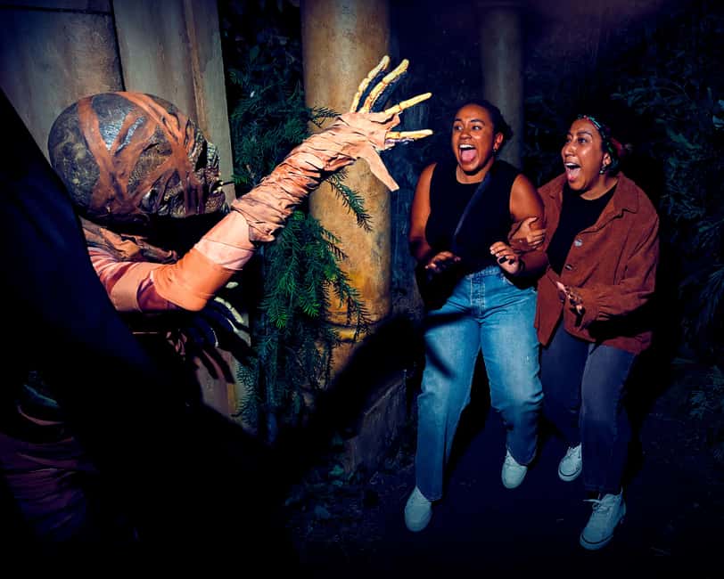 Universal Studios Hollywood: Halloween Horror Nights - Scare zones and entertainment: the in-between that makes it feel like a full night